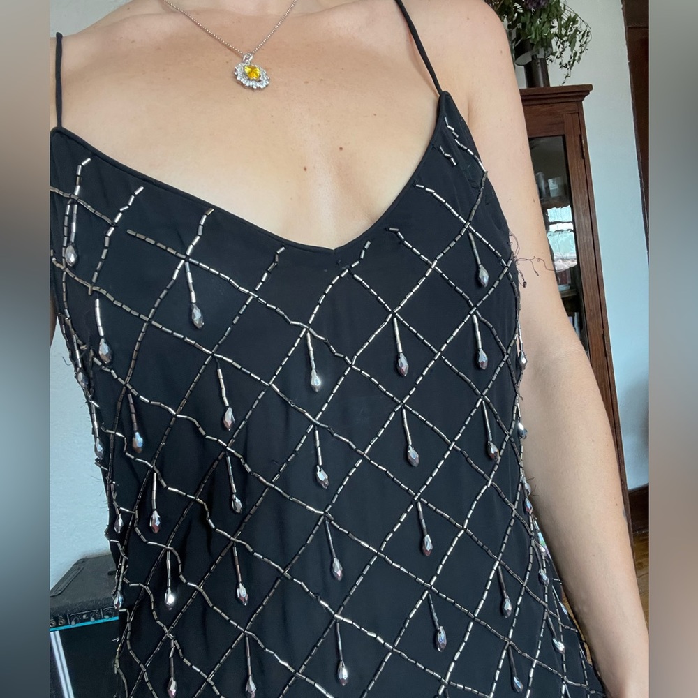 LPA little black dress with sequins and crystals